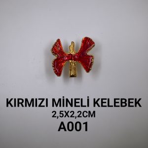 a001 kirmizi mİnelİ kelebek
