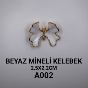 a002 beyaz mİnelİ kelebek